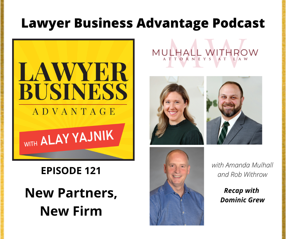 New Partners, New Firm with Amanda Mulhall and Rob Withrow | Recap with Dominic Grew
